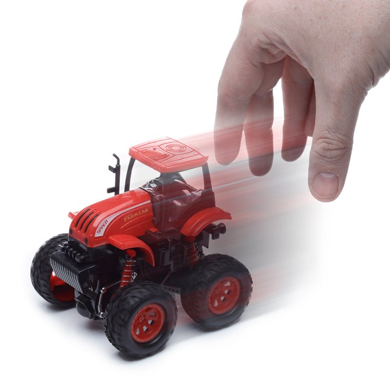 4x4 Stunt Tractor Friction Push/Pull Action Toy - Gift Arch