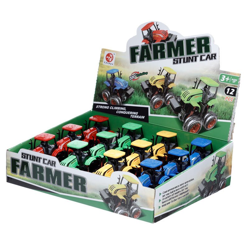 4x4 Stunt Tractor Friction Push/Pull Action Toy - Gift Arch