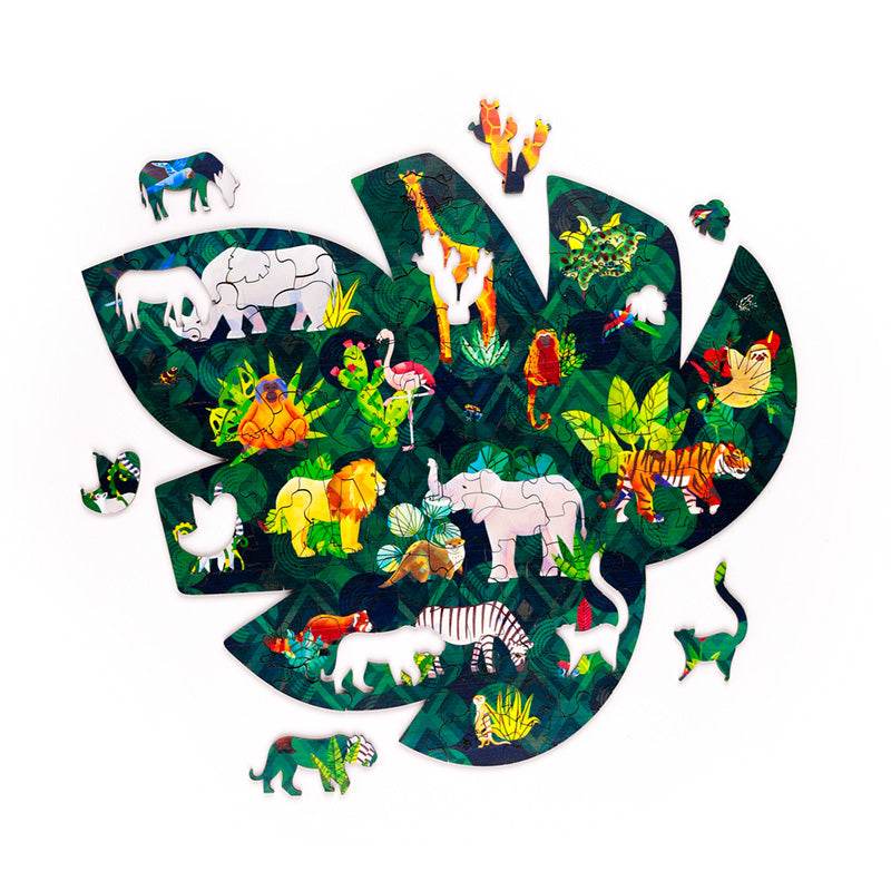Animal Kingdom 130pc Shaped Jigsaw Puzzle - Gift Arch