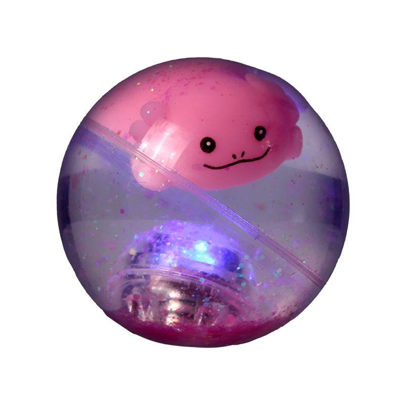 Axolotl High Bounce LED Flashing Bouncy Ball - Gift Arch