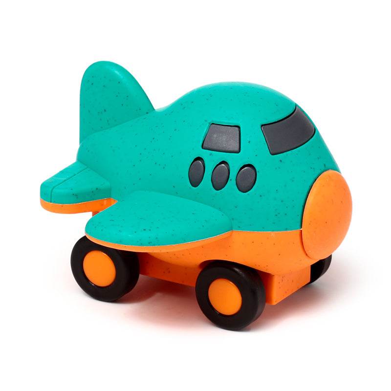 Bioplastic Aeroplane Friction Push Along Toy - Gift Arch