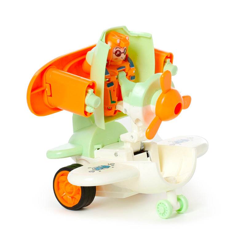 Bursting Aeroplane Friction Push/Pull Action Toy - Gift Arch