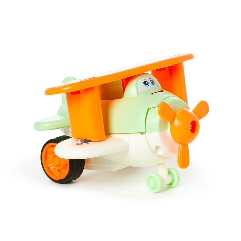 Bursting Aeroplane Friction Push/Pull Action Toy - Gift Arch