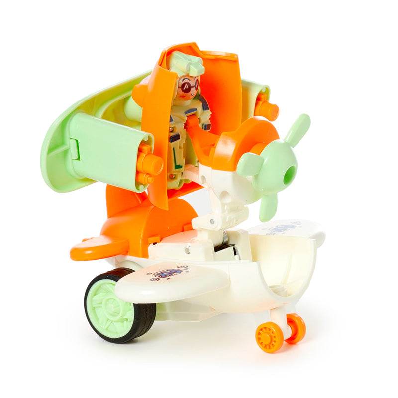 Bursting Aeroplane Friction Push/Pull Action Toy - Gift Arch