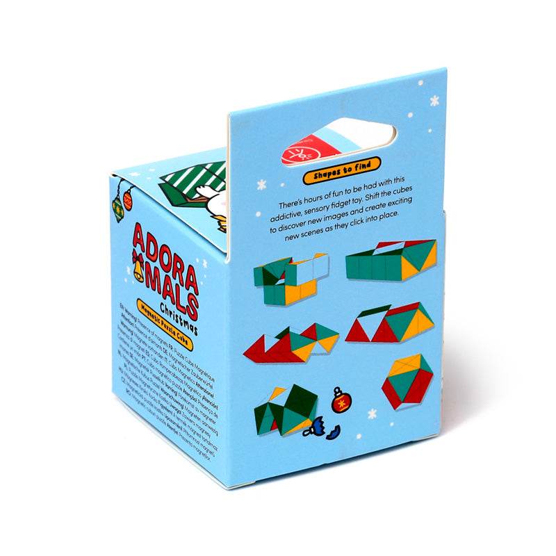 Christmas Adoramals Puzzle Cube Toy - Gift Arch