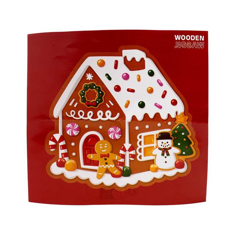 Christmas Gingerbread Baker Street Shaped 130pc Shaped Jigsaw Puzzle - Gift Arch
