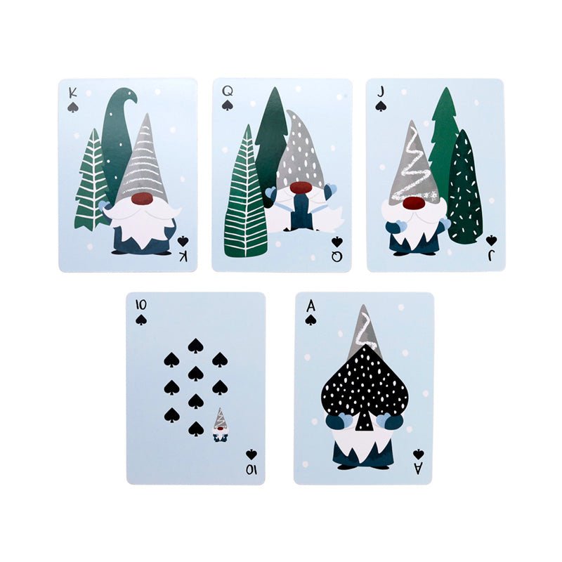 Christmas Gonk Standard Playing Card Deck - Gift Arch