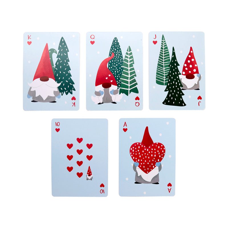 Christmas Gonk Standard Playing Card Deck - Gift Arch