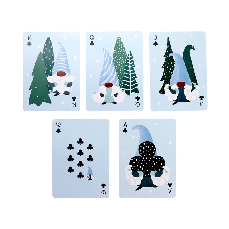 Christmas Gonk Standard Playing Card Deck - Gift Arch