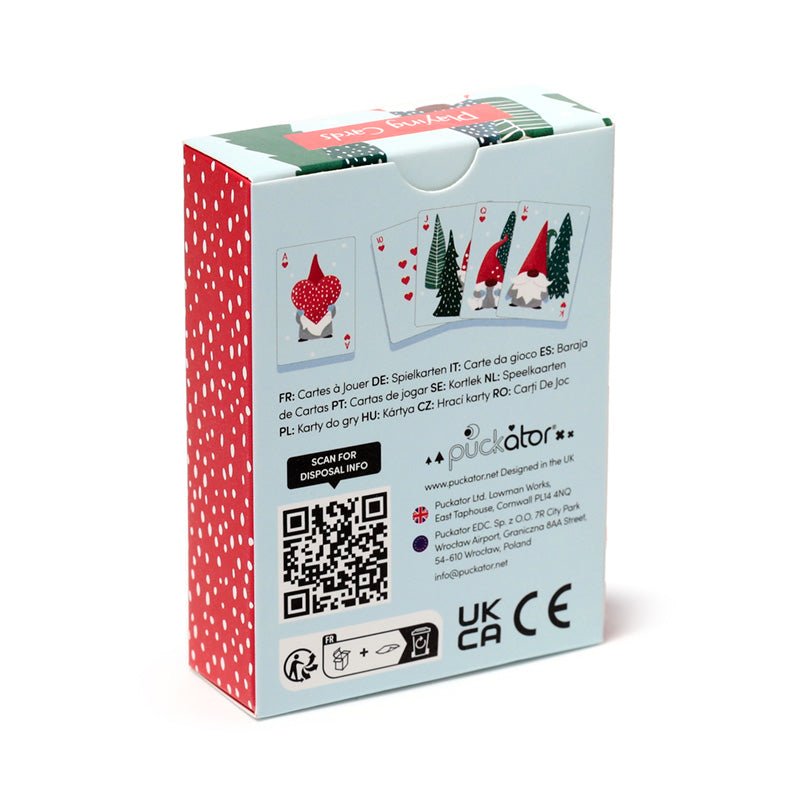 Christmas Gonk Standard Playing Card Deck - Gift Arch
