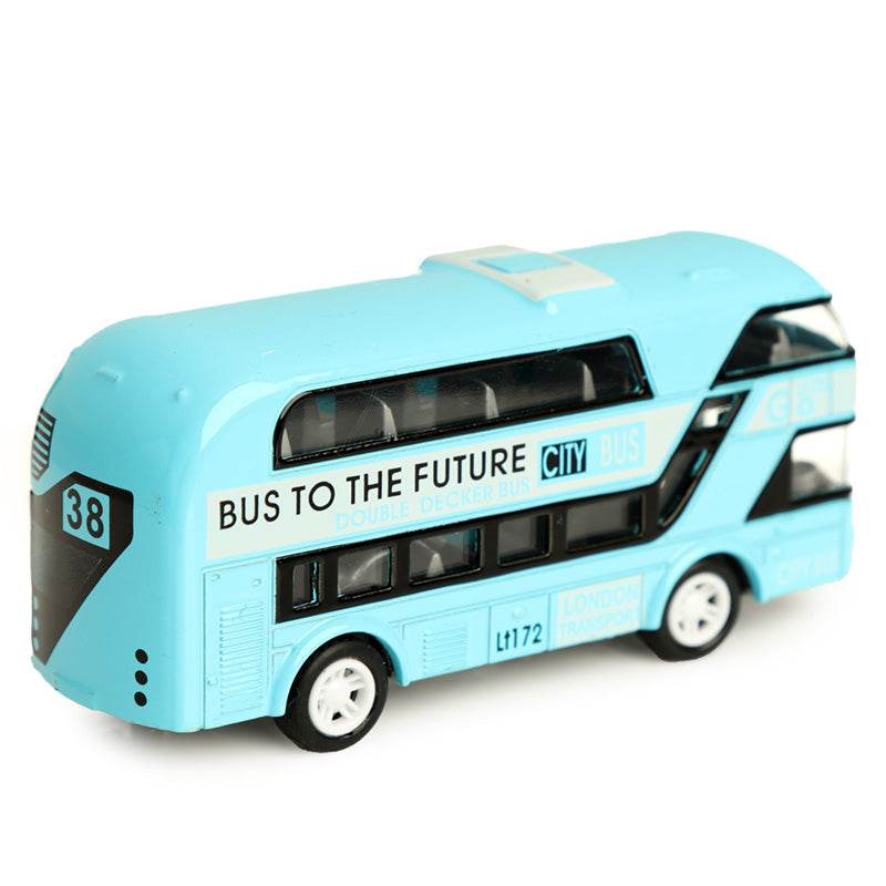 City Bus Pull Back Action Toy - Gift Arch