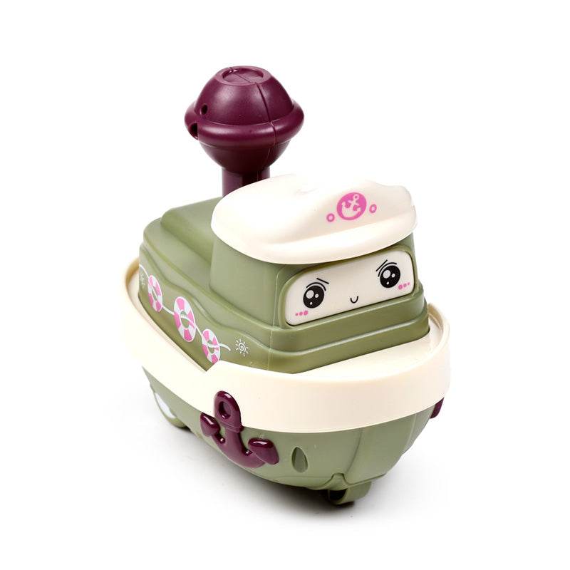 Cute Ship Friction Push/Pull Action Toy - Gift Arch