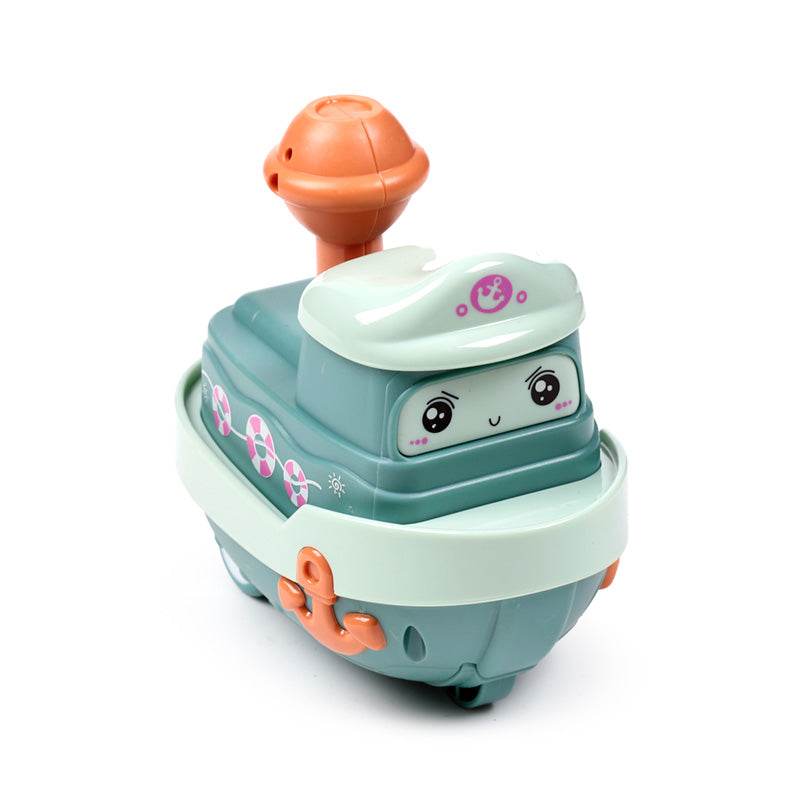 Cute Ship Friction Push/Pull Action Toy - Gift Arch