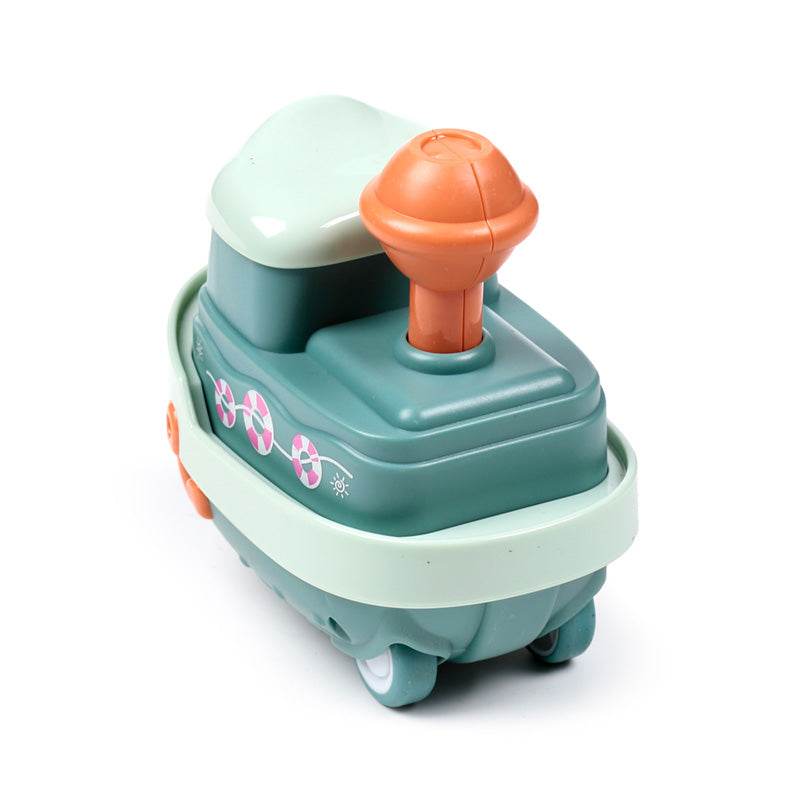 Cute Ship Friction Push/Pull Action Toy - Gift Arch