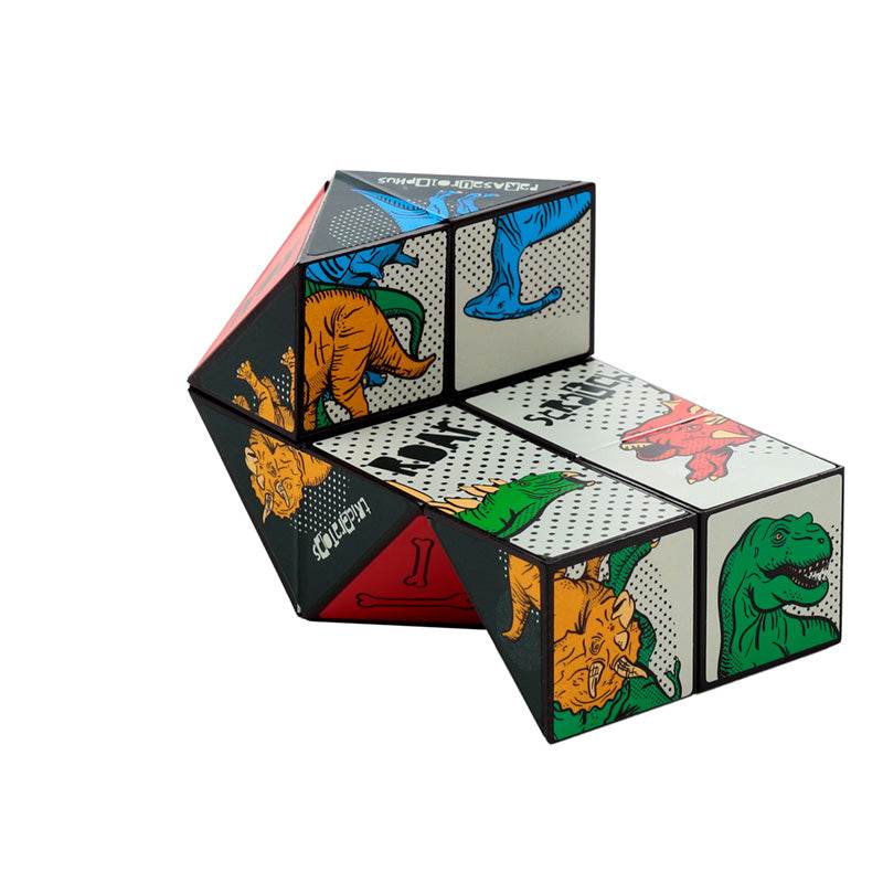 Dinosauria Puzzle Cube Toy - Gift Arch