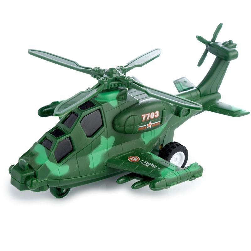 Helicopter Friction Light Up & Sound Push/Pull Action Toy - Gift Arch