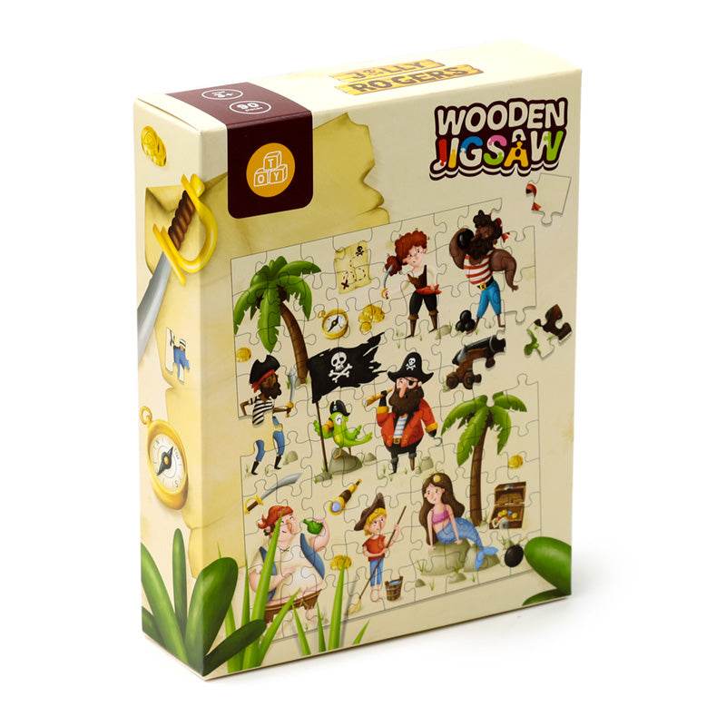 Jolly Roger Pirates 90pc Kids Jigsaw Puzzle - Gift Arch