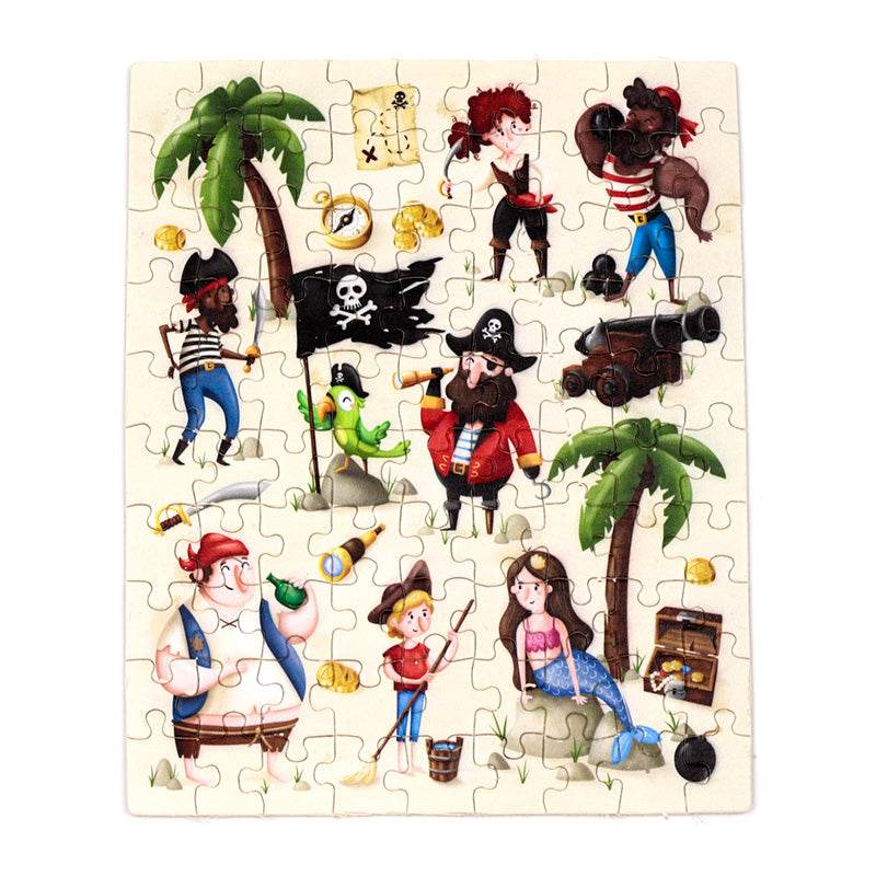 Jolly Roger Pirates 90pc Kids Jigsaw Puzzle - Gift Arch