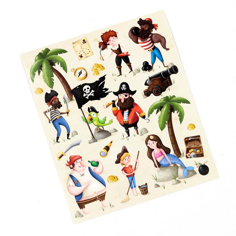 Jolly Roger Pirates 90pc Kids Jigsaw Puzzle - Gift Arch