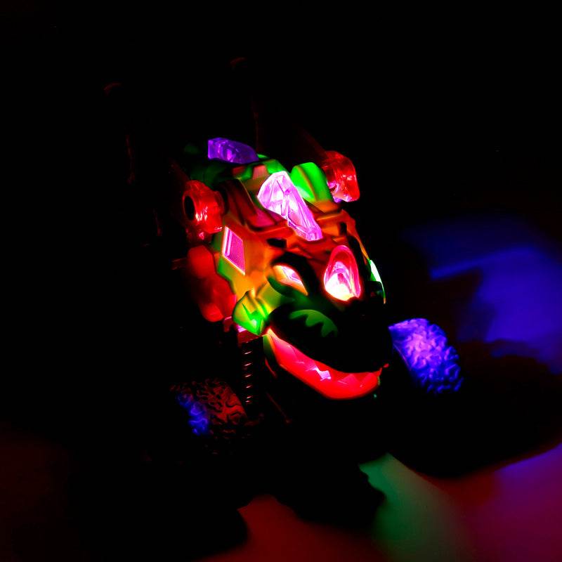 LED Off Road Dragon Head Stunt Truck Action Toy - Gift Arch