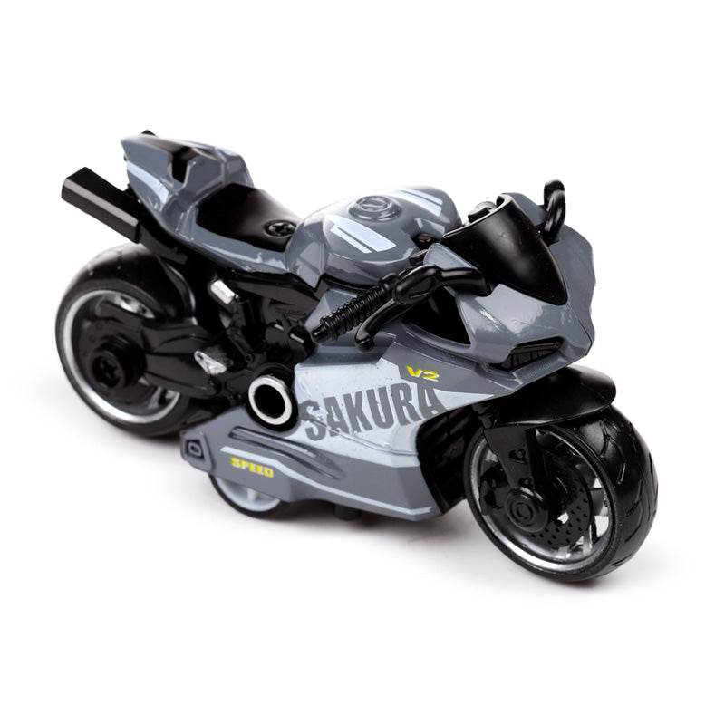 Motorbike Pull Back Action Toy - Gift Arch