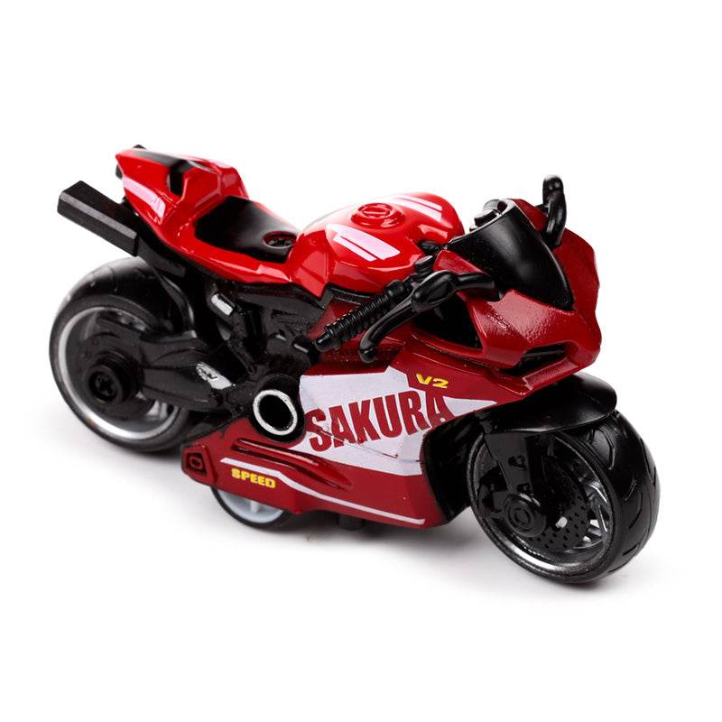 Motorbike Pull Back Action Toy - Gift Arch