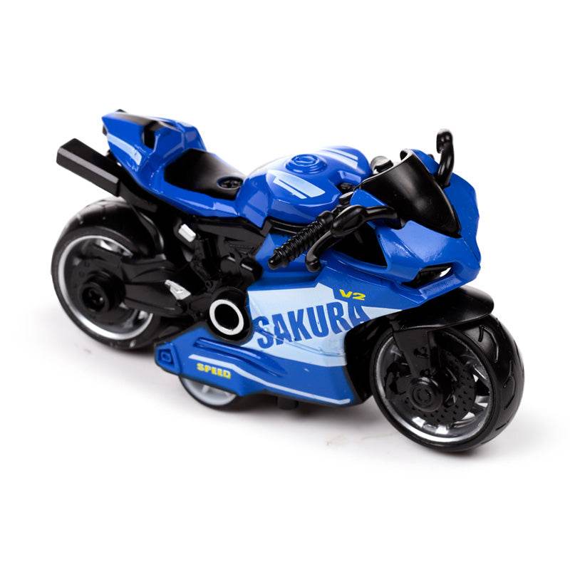 Motorbike Pull Back Action Toy - Gift Arch