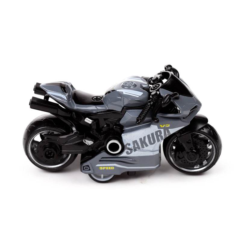 Motorbike Pull Back Action Toy - Gift Arch