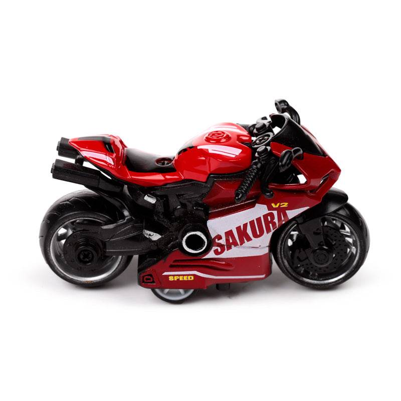 Motorbike Pull Back Action Toy - Gift Arch