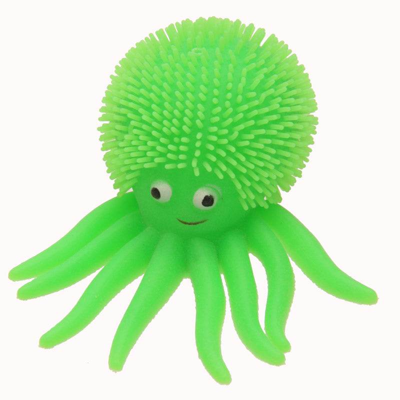 Octopus Squidgy Light Up LED Puff Pet - Gift Arch