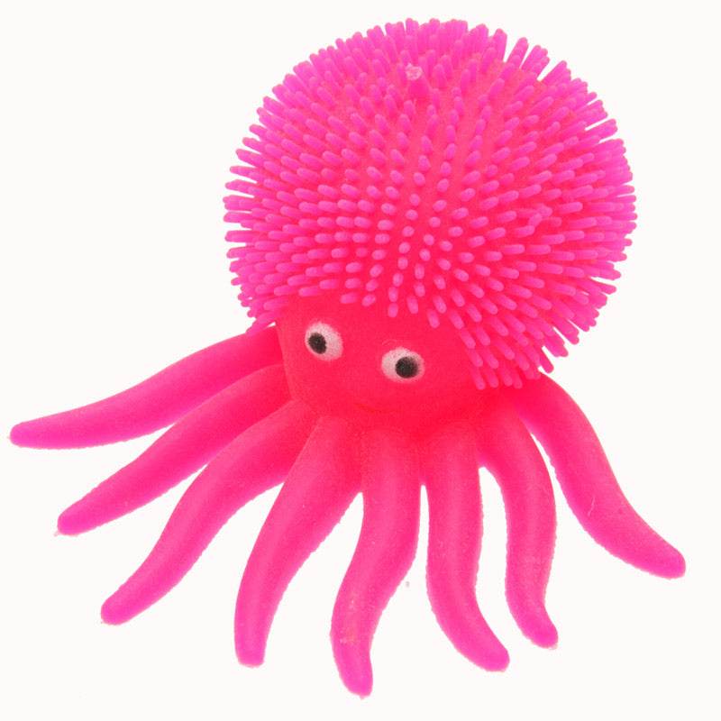 Octopus Squidgy Light Up LED Puff Pet - Gift Arch