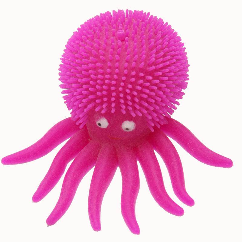 Octopus Squidgy Light Up LED Puff Pet - Gift Arch