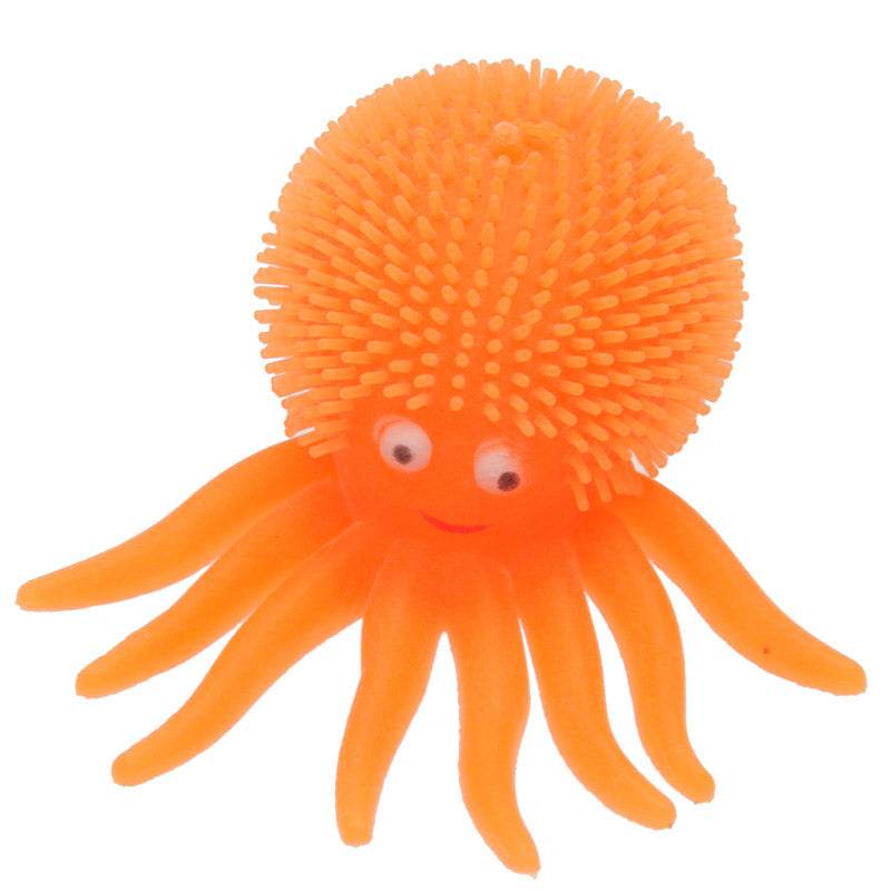 Octopus Squidgy Light Up LED Puff Pet - Gift Arch