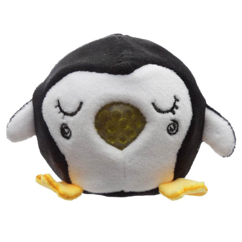 Queasy Squeezies Adoramals Sealife Octopus, Shark, Penguin Plush Squeezy Toy - Gift Arch