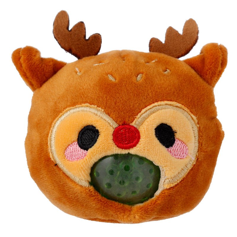 Queasy Squeezies Festive Friends Christmas Plush Squeezy Toy - Gift Arch