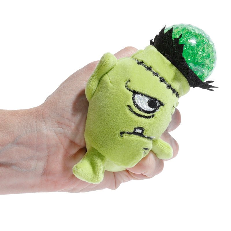 Queasy Squeezies Spooky Monster, Ghost, Bat, Pumpkin Plush Squeezy Toy - Gift Arch