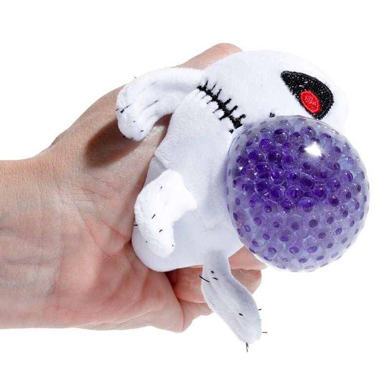 Queasy Squeezies Spooky Monster, Ghost, Bat, Pumpkin Plush Squeezy Toy - Gift Arch