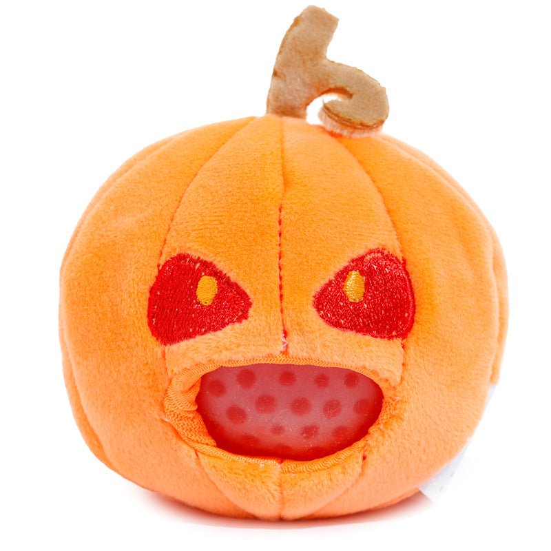 Queasy Squeezies Spooky Monster, Ghost, Bat, Pumpkin Plush Squeezy Toy - Gift Arch