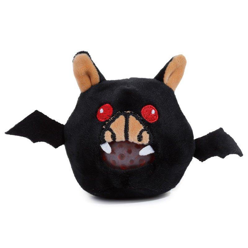Queasy Squeezies Spooky Monster, Ghost, Bat, Pumpkin Plush Squeezy Toy - Gift Arch