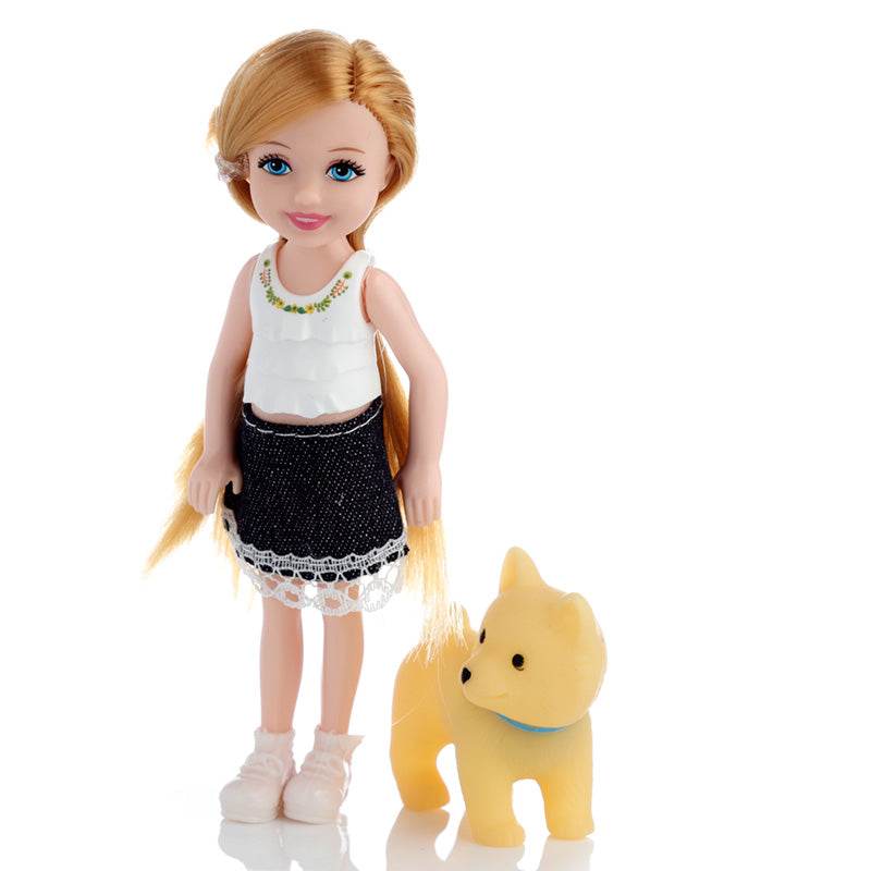 Sally Dress Up Doll with Dog & Accessories - Gift Arch
