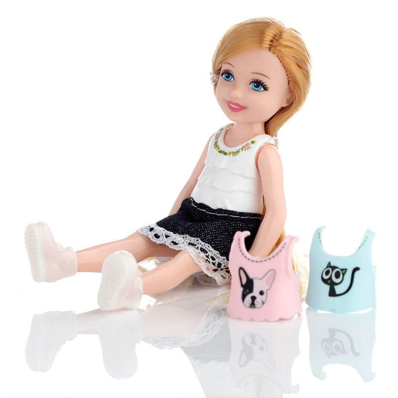 Sally Dress Up Doll with Dog & Accessories - Gift Arch