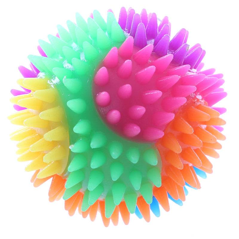 Spiky LED Flashing Bouncy Ball 7cm - Gift Arch