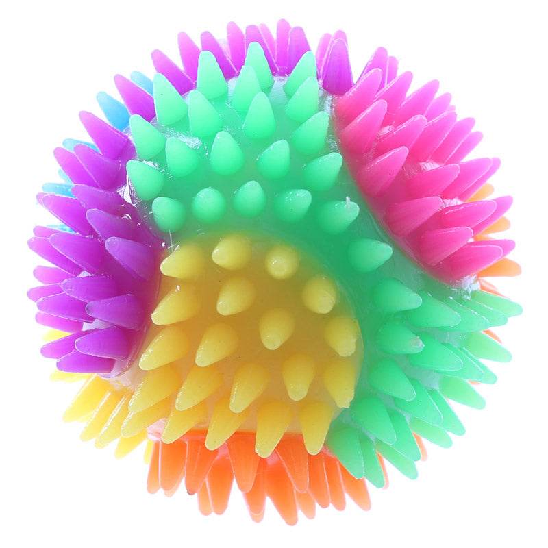 Spiky LED Flashing Bouncy Ball 7cm - Gift Arch
