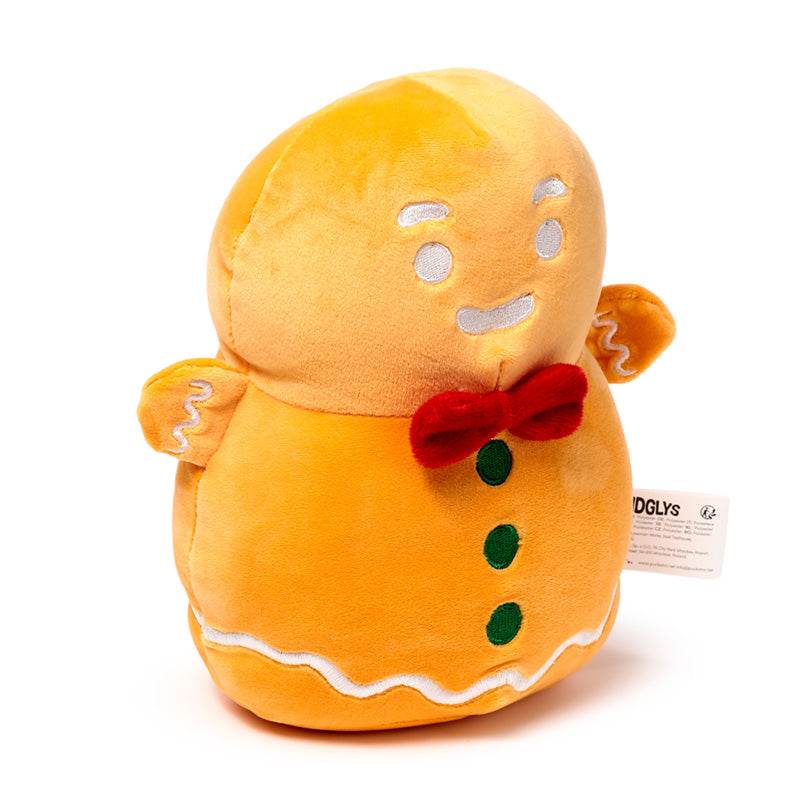 Squidglys Baker Street Christmas Gingerbread Man Plush Toy - Gift Arch