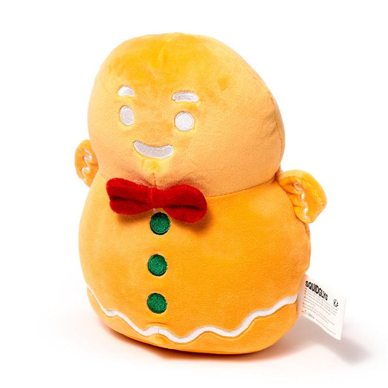 Squidglys Baker Street Christmas Gingerbread Man Plush Toy - Gift Arch