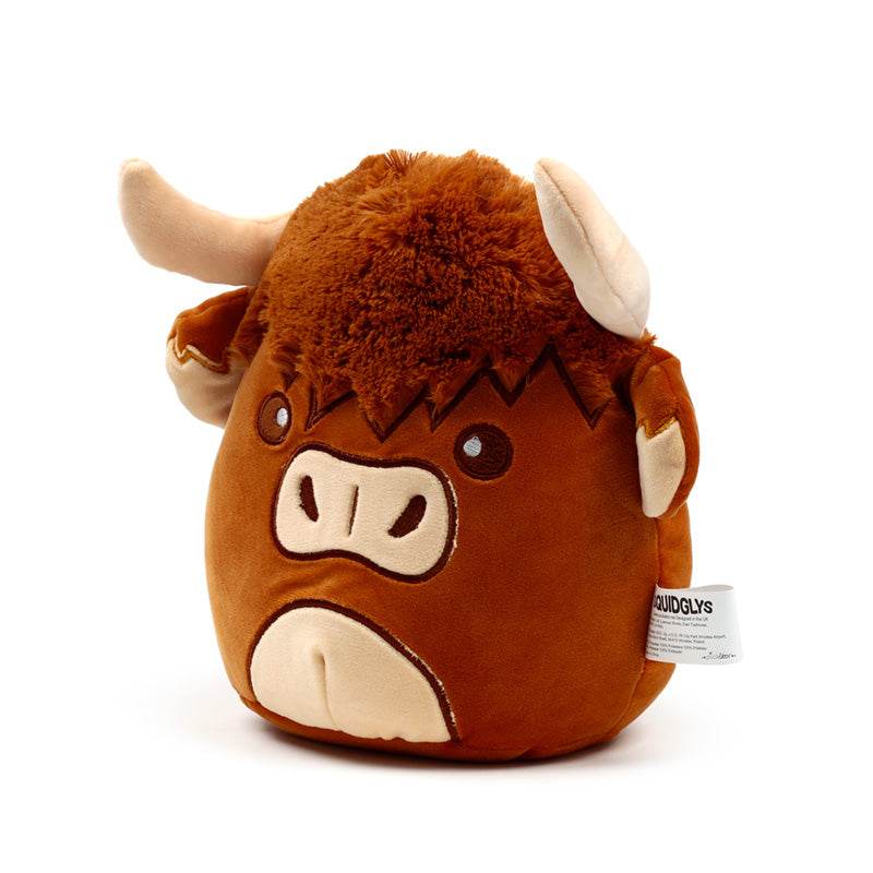 Squidglys Highland Coo Cow Plush Toy - Gift Arch