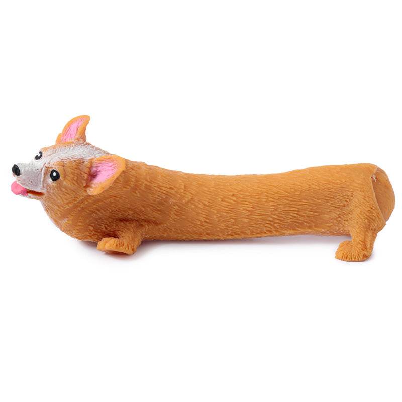 Stretchy Corgi Dog Toy - Gift Arch