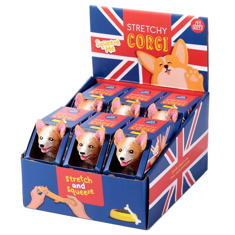 Stretchy Corgi Dog Toy - Gift Arch