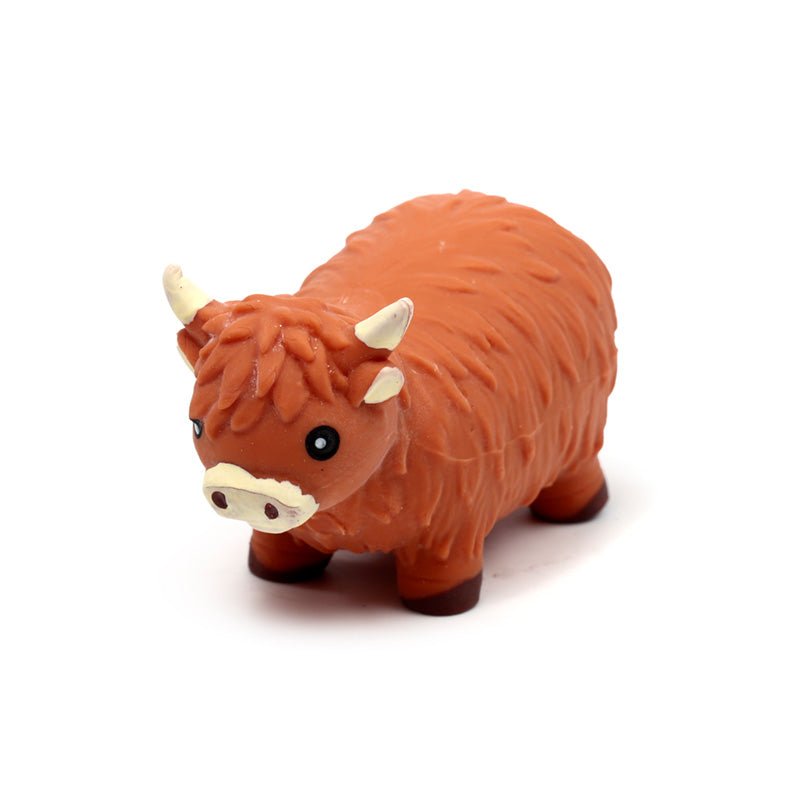 Stretchy Highland Coo Toy - Gift Arch