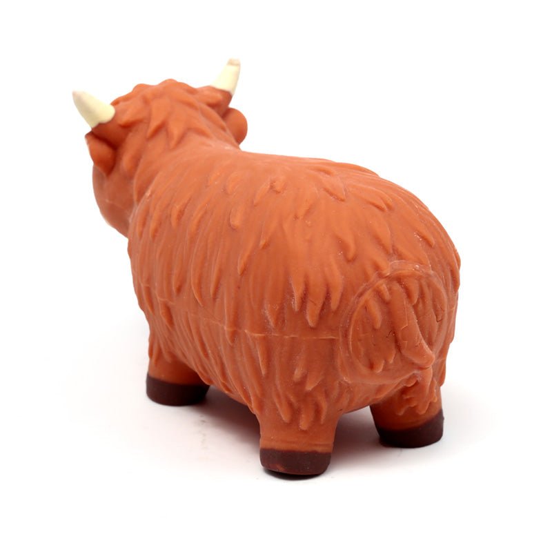 Stretchy Highland Coo Toy - Gift Arch